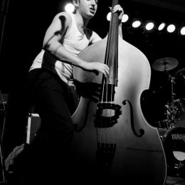 Tom on his bass